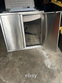 VEVOR 17 x 24 Portes de cuisine extérieure en acier inoxydable argenté