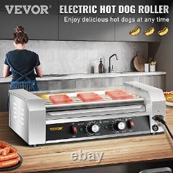 VEVOR Commercial 12 Hot Dog 5 Roller Grill Cooker Machine Stainless Steel 750W	
<br/> 
	<br/>	
	
VEVOR Commercial 12 Machine à rouleaux pour grillades de hot-dogs en acier inoxydable 750W